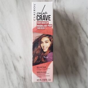 Clairol Color Crave Hair Makeup Brilliant Ruby Red NWT